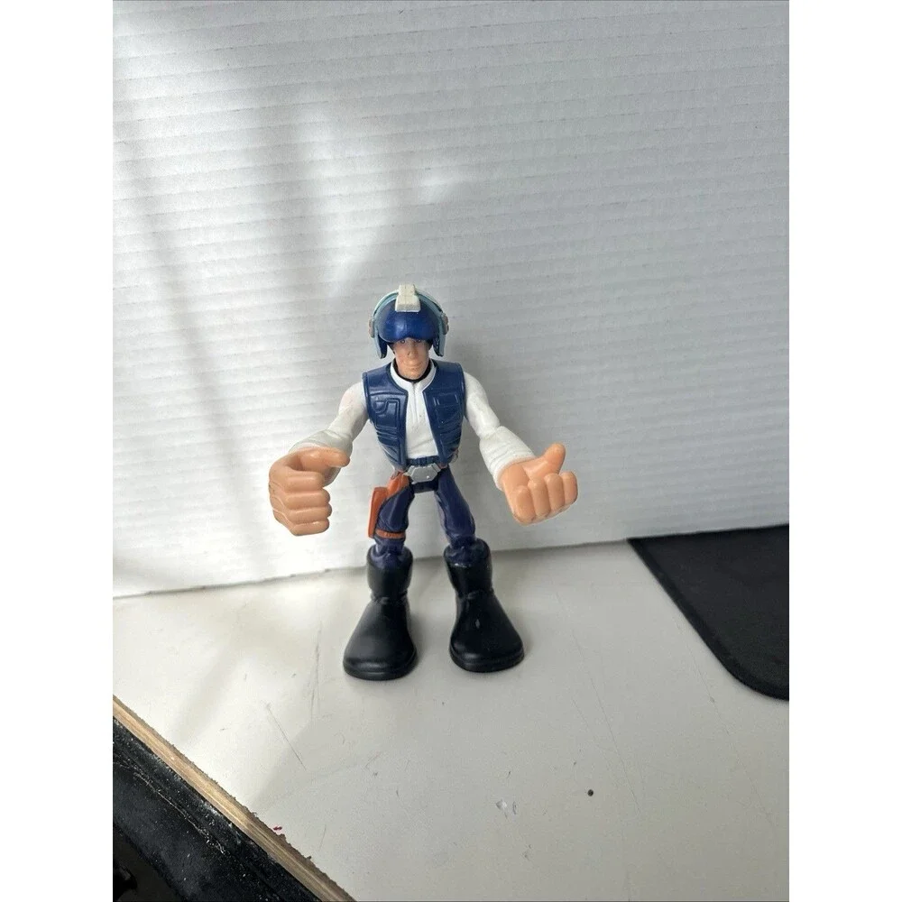 2004 Star Wars 7in Chunky Darth Vader, Han Solo And Luke Skywalker Action  Fig.